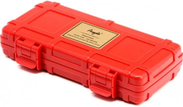 安杰洛红色三层雪茄盒