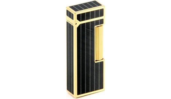 Dunhill Rollagas Charcoal Pinstripe Black Gold（炭灰色细条纹黑金色